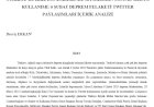 TÜRKİYE’DE KRİZ DÖNEMLERİNDE SİYASİLERİN SOSYAL MEDYA KULLANIMI: 6 ŞUBAT DEPREM FELAKETİ TWİTTER PAYLAŞIMLARI İÇERİK ANALİZİ